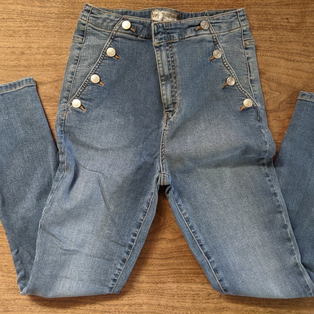 FREE PEOPLE Sailor Jean Size 29 High Rise